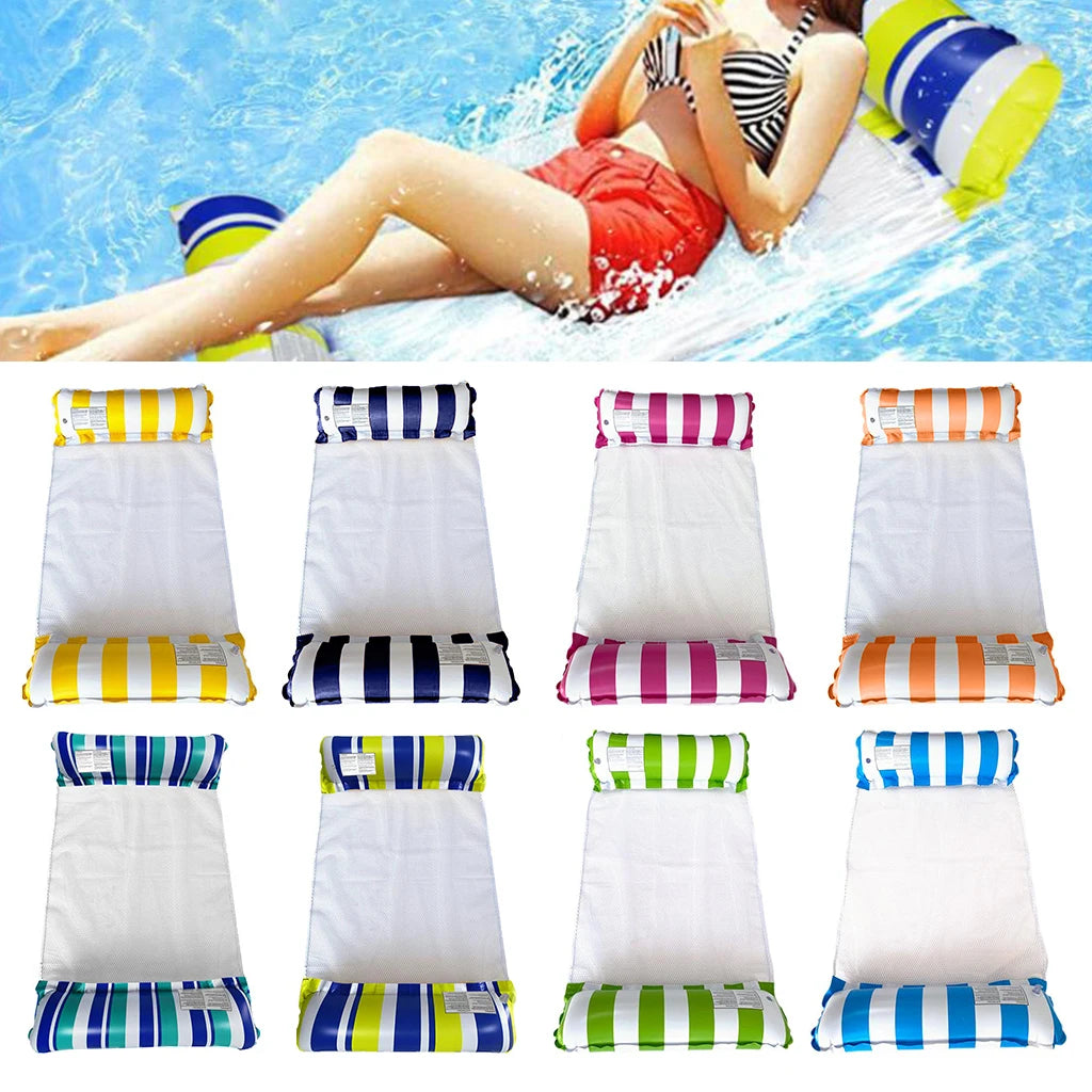 Inflatable Mattresses Water Swimming Pool Accessories Hammock Lounge Chairs Pool Float Water Sports Toys Float Mat Pool Toys