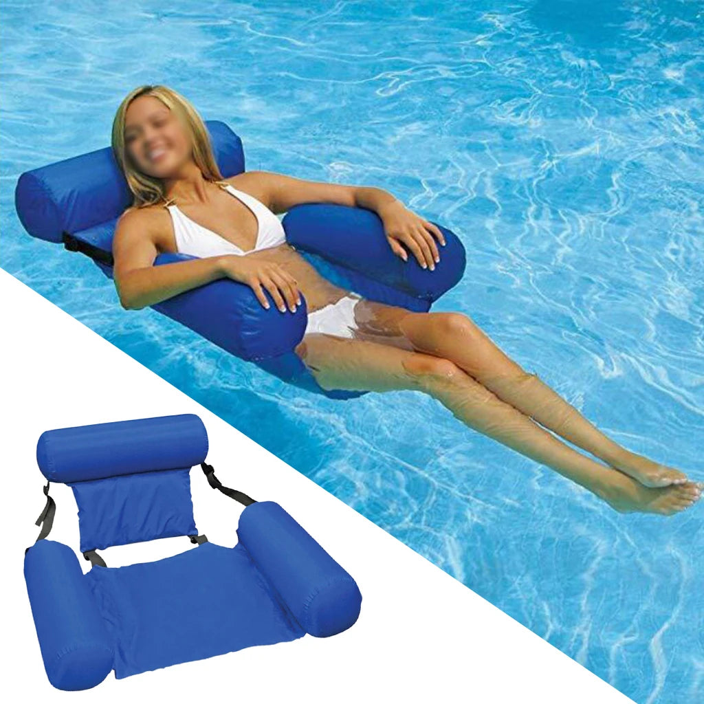 Inflatable Mattresses Water Swimming Pool Accessories Hammock Lounge Chairs Pool Float Water Sports Toys Float Mat Pool Toys