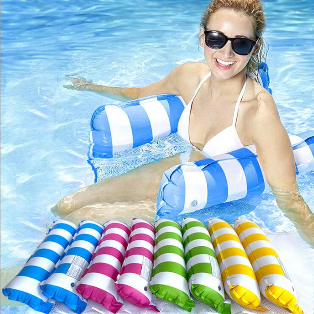 Inflatable Mattresses Water Swimming Pool Accessories Hammock Lounge Chairs Pool Float Water Sports Toys Float Mat Pool Toys