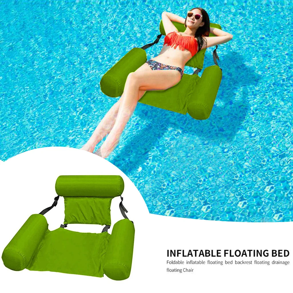 Inflatable Mattresses Water Swimming Pool Accessories Hammock Lounge Chairs Pool Float Water Sports Toys Float Mat Pool Toys