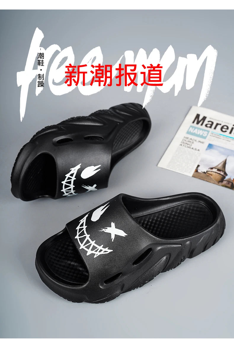 Summer Men's Classics Sandals Fashion Young Mans EVA Sandal Hot Sale Men Non-slip Outdoor Slippers Man Soft Comfortable Shoes