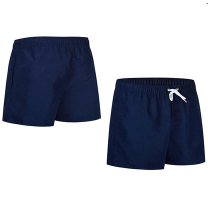 Mens Swim Trunks with Pockets Mesh Liner Summer Casual Beach Board Shorts Quick Dry Swimming Bathing Suit Swimsuit Swimwear