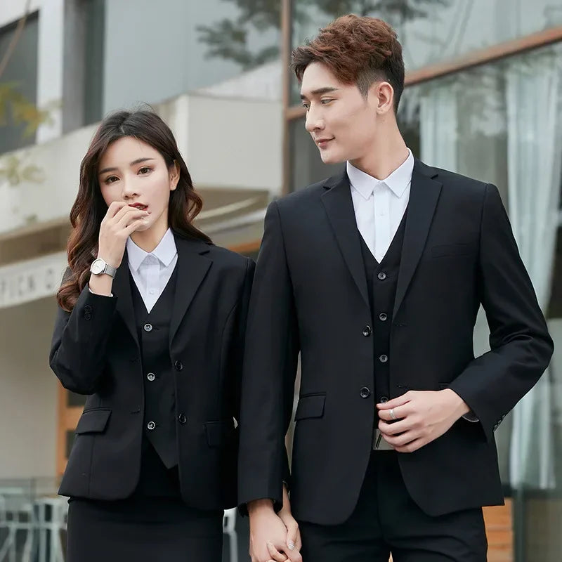 Men Suits Wedding Elegant 3 Pieces Groom's 2 Set High Quality 2024 Blazers Jackets Vest Pants Party Luxury Formal Clothing