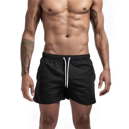 Mens Swim Trunks with Pockets Mesh Liner Summer Casual Beach Board Shorts Quick Dry Swimming Bathing Suit Swimsuit Swimwear