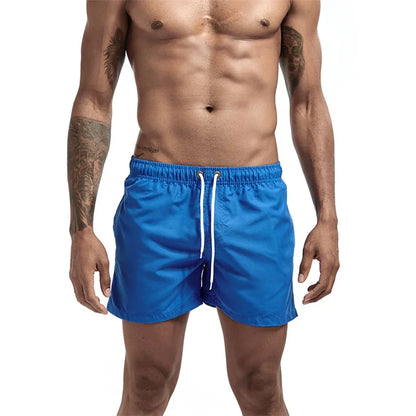 Mens Swim Trunks with Pockets Mesh Liner Summer Casual Beach Board Shorts Quick Dry Swimming Bathing Suit Swimsuit Swimwear
