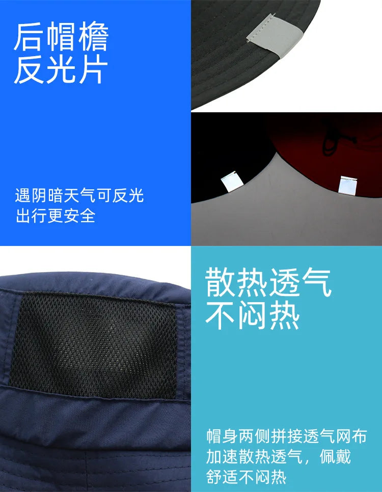 UPF50+ surf hat Spring and summer new outdoor surfing fisherman hat men surf cap women cool breathable sun surf hat