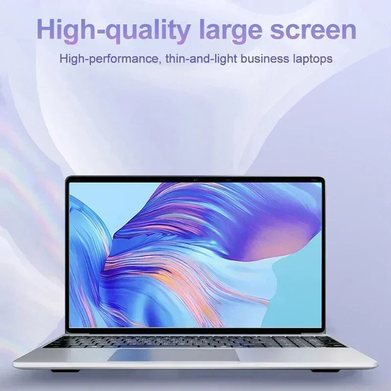 NEW 15.6" Ultra Slim Laptop 16GB RAM 2TB SSD Intel N3700 Notebook Gamer Windows11 Pro 1920*1080 Display Office Study Computer PC