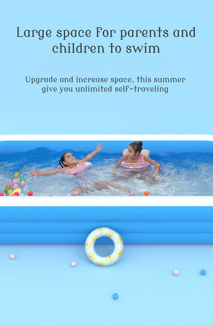 Home large inflatable swimming pool folding thickened outdoor pool baby inflatable swimming pool