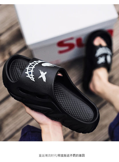 Summer Men's Classics Sandals Fashion Young Mans EVA Sandal Hot Sale Men Non-slip Outdoor Slippers Man Soft Comfortable Shoes