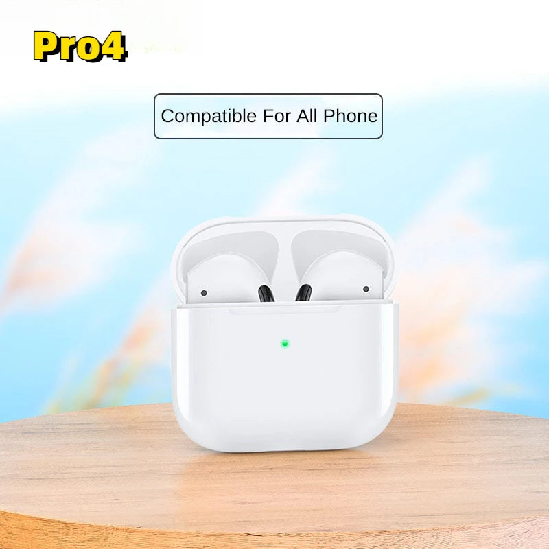 Original Pro 4 TWS Wireless Headphones Earphone Bluetooth-compatible 5.3 Waterproof Headset with Mic for Xiaomi iPhone Earbuds