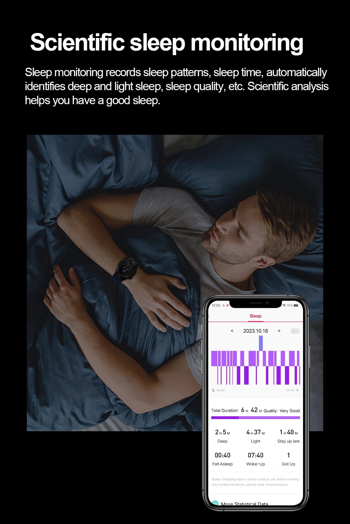 2024 New Medical Grade Smart Watch Blood Sugar Blood Lipid Uric Acid ECG+PPG Body Temperature Bluetooth Call Health Smartwatch