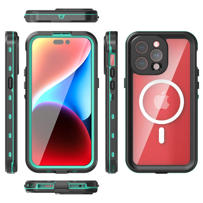 Shellbox hot sales 360 full coverage shockproof dustproof IP68 professional waterproof phone case for iPhone15pro 13 14promax 15