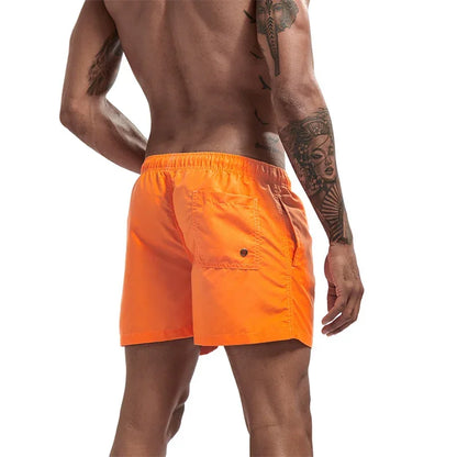 Mens Swim Trunks with Pockets Mesh Liner Summer Casual Beach Board Shorts Quick Dry Swimming Bathing Suit Swimsuit Swimwear