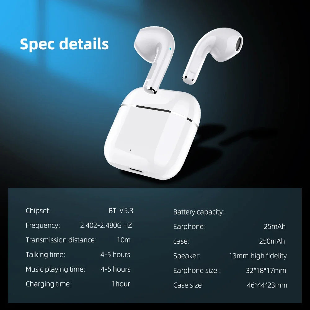 Original Pro 4 TWS Wireless Headphones Earphone Bluetooth-compatible 5.3 Waterproof Headset with Mic for Xiaomi iPhone Earbuds