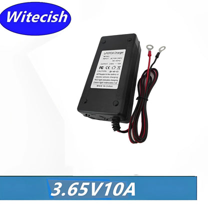 3.2V 3.3V 10A Lifepo4 Fast Charger 1S 3.65V LFP Energy Storage Solar Iron Phosphate RV Battery Cell Smart Chargers