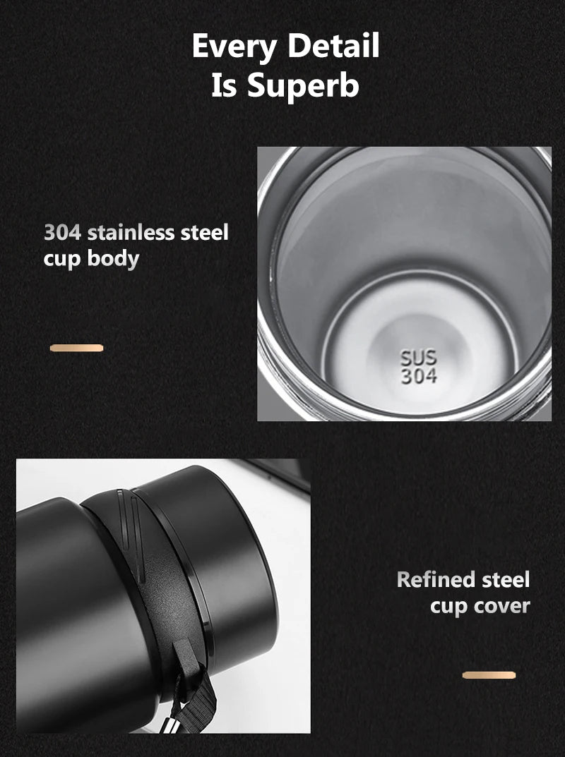 1L Thermal Water Bottle Keep Cold and Hot Water Bottle Thermos for Water Tea Coffee Vacuum Flasks Stainless Steel Thermos Bottle