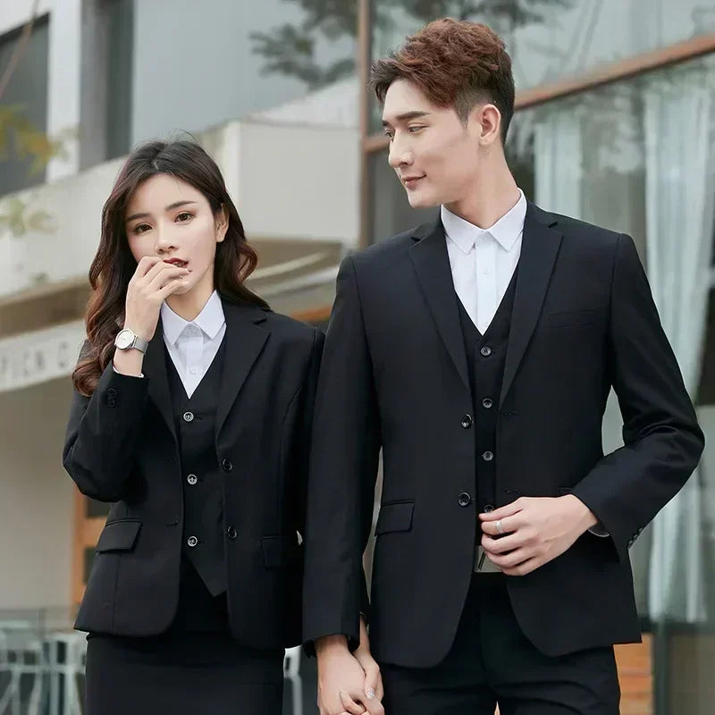 Men Suits Wedding Elegant 3 Pieces Groom's 2 Set High Quality 2024 Blazers Jackets Vest Pants Party Luxury Formal Clothing
