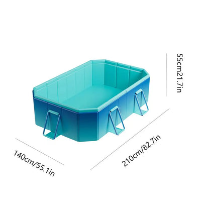 Foldable Swimming Pool Kid Pool Dog Pool Dog Swimming Pool Collapsible Portable Bath Tub Non-Inflatable Kiddie Pool Cat Shower