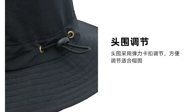 UPF50+ surf hat Spring and summer new outdoor surfing fisherman hat men surf cap women cool breathable sun surf hat