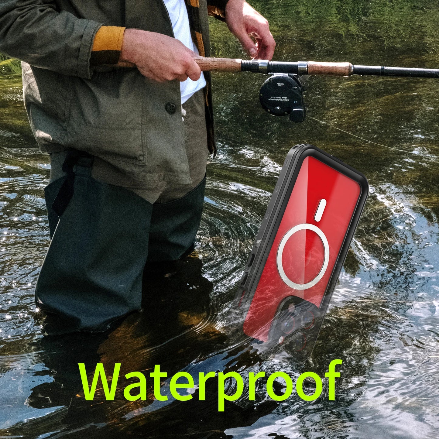 Shellbox hot sales 360 full coverage shockproof dustproof IP68 professional waterproof phone case for iPhone15pro 13 14promax 15