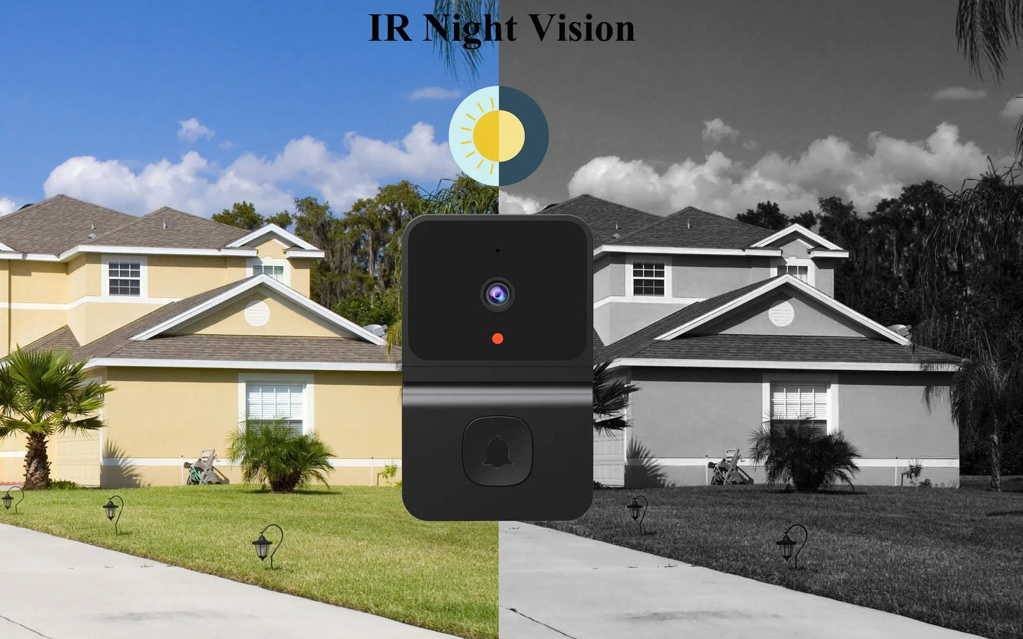 Xiaomi Wireless Doorbell WiFi Outdoor HD Camera Security Door Bell Night Vision Video Intercom Voice Change For Home