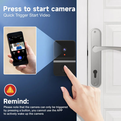 Xiaomi Wireless Doorbell WiFi Outdoor HD Camera Security Door Bell Night Vision Video Intercom Voice Change For Home
