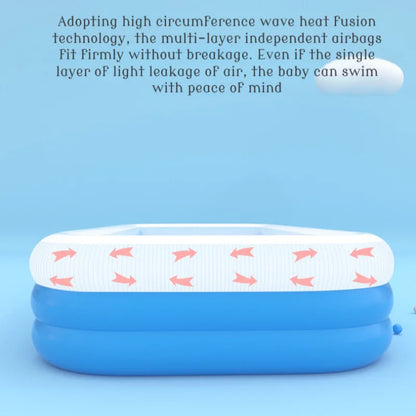 Home large inflatable swimming pool folding thickened outdoor pool baby inflatable swimming pool